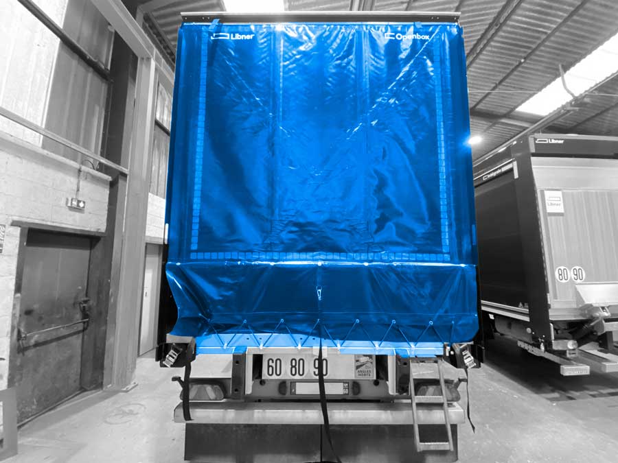 RETOMBEE DE BACHES FACE ARRIERE