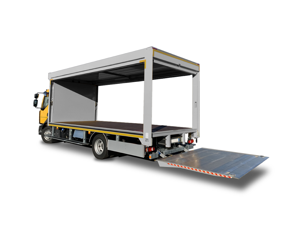 Vue détaillée de la carrosserie fourgon modèle Intégrale