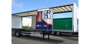 Vue arrière de l'Openbox Libner ouvert révélant la structure de la carrosserie PLSC