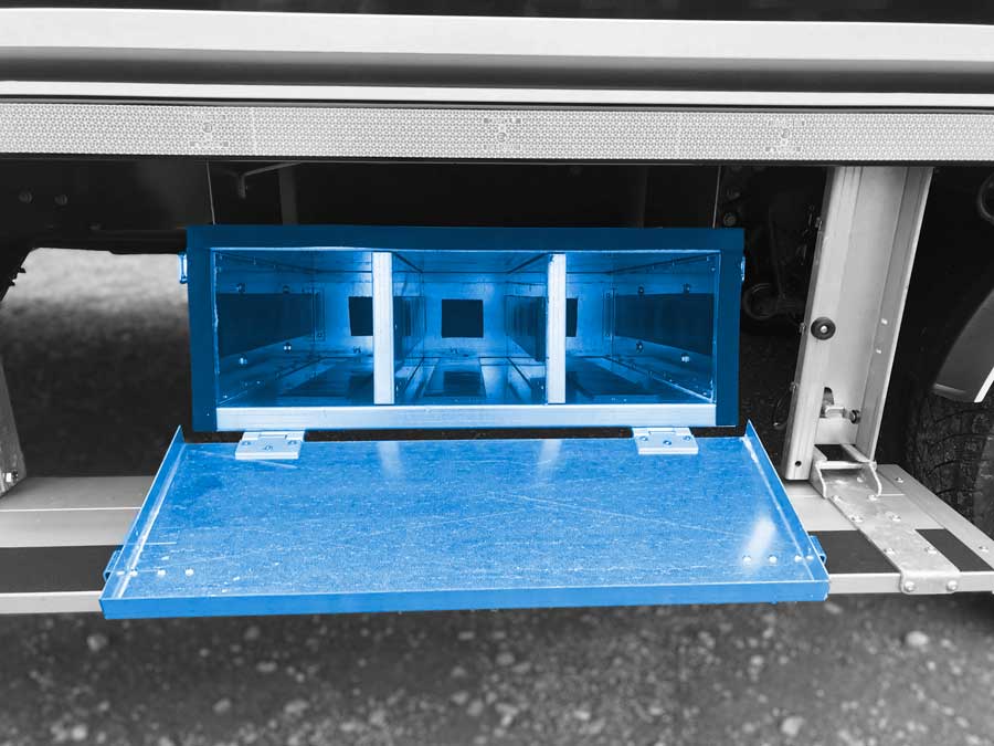 COFFRE DE STOCKAGE BOUTEILLE INTEGRALE